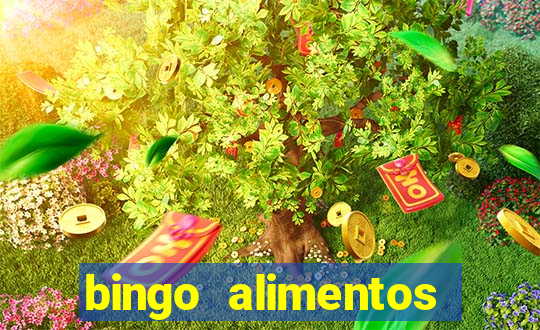 bingo alimentos para imprimir