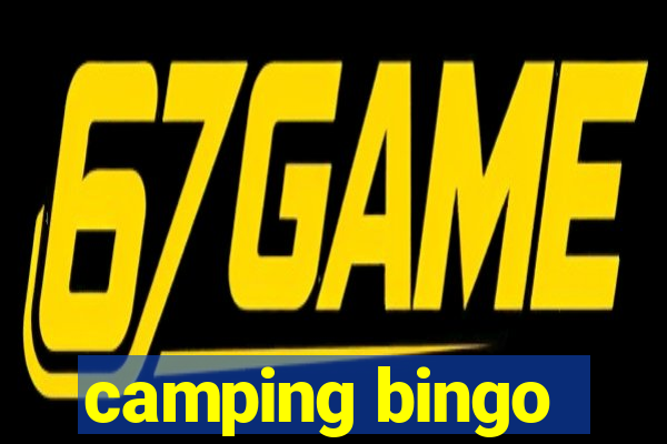 camping bingo