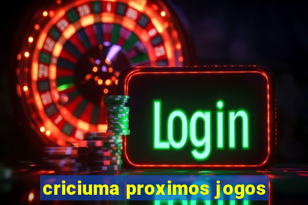 criciuma proximos jogos