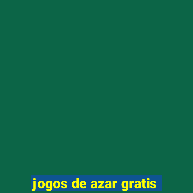 jogos de azar gratis