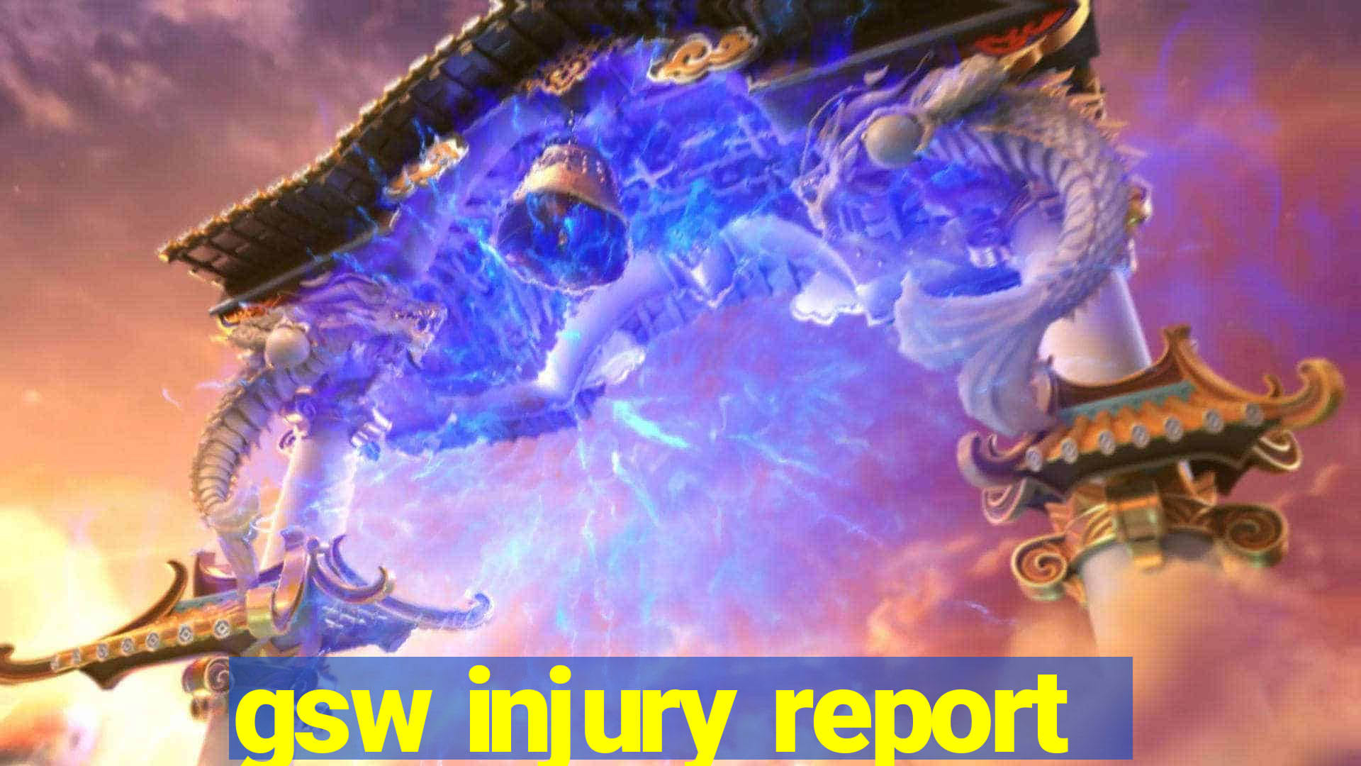 gsw injury report