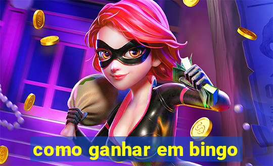 como ganhar em bingo