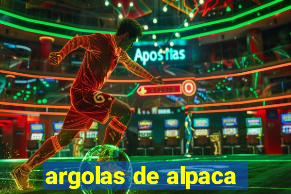 argolas de alpaca