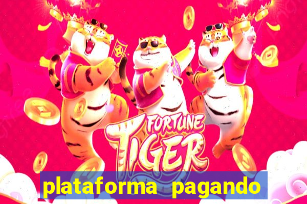 plataforma pagando no cadastro bet