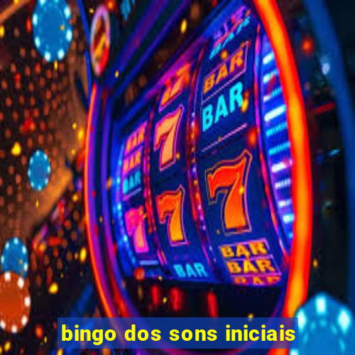 bingo dos sons iniciais