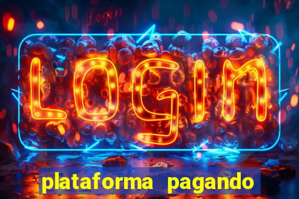 plataforma pagando fortune tiger