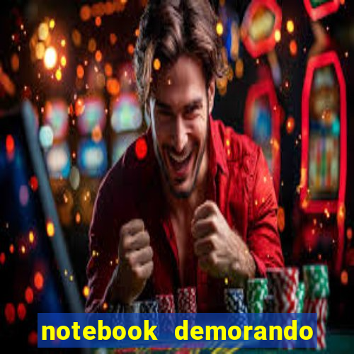 notebook demorando para ligar tela preta