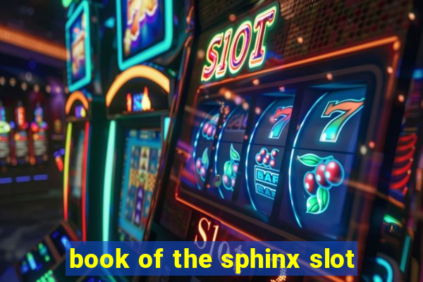 book of the sphinx slot