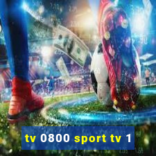 tv 0800 sport tv 1