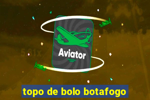 topo de bolo botafogo