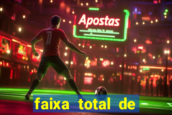 faixa total de gols 2 3 o que significa