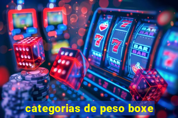 categorias de peso boxe