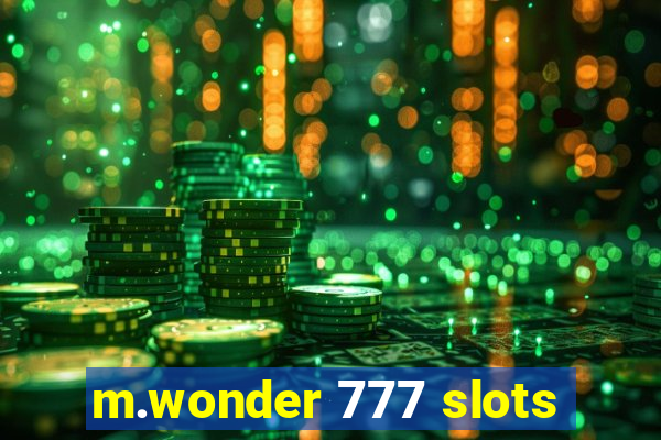 m.wonder 777 slots