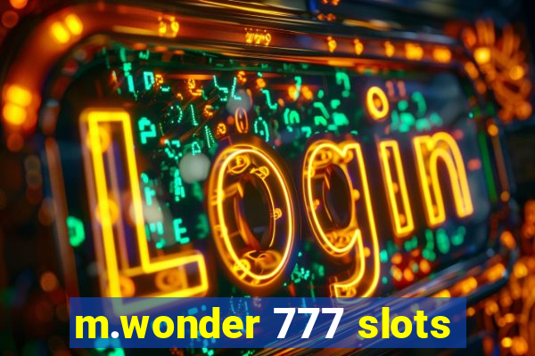 m.wonder 777 slots