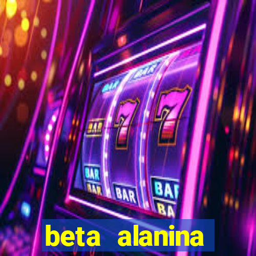 beta alanina aumenta a pressao