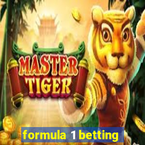 formula 1 betting