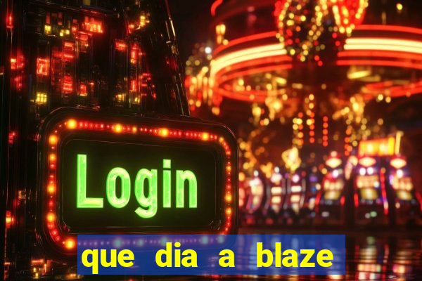 que dia a blaze paga o cashback