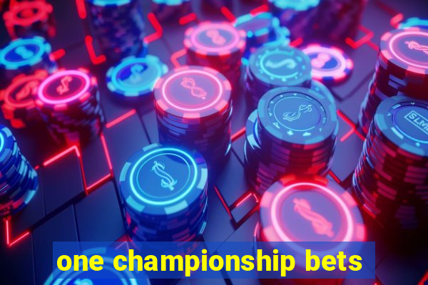 one championship bets