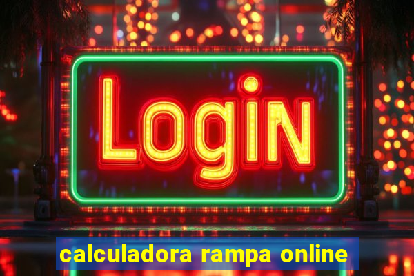 calculadora rampa online