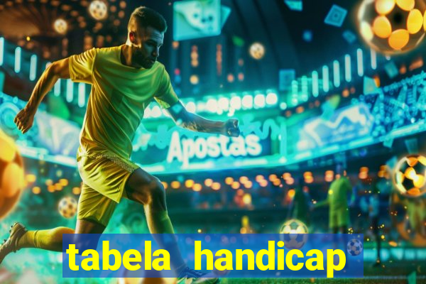 tabela handicap asiatico escanteios