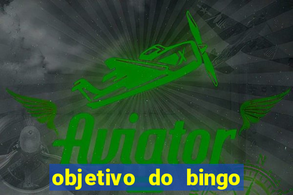 objetivo do bingo de letras