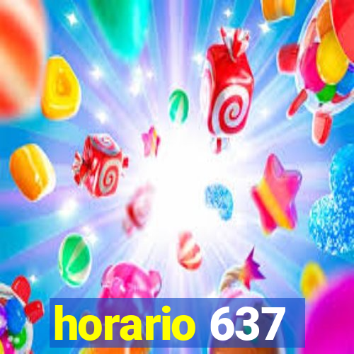 horario 637