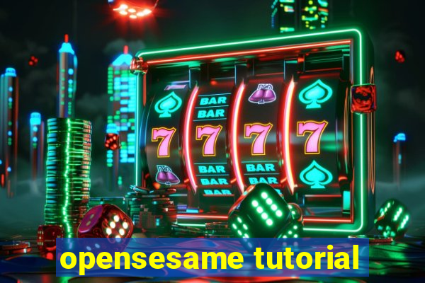 opensesame tutorial