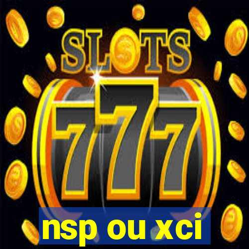 nsp ou xci