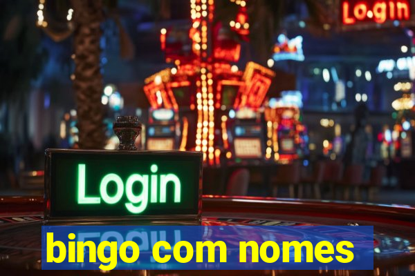 bingo com nomes