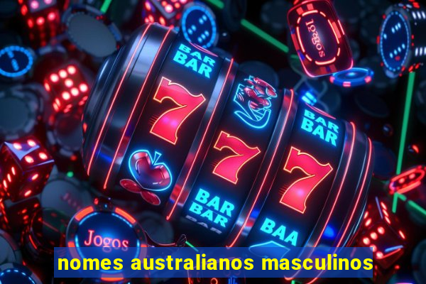 nomes australianos masculinos