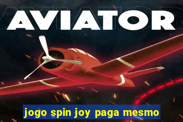 jogo spin joy paga mesmo