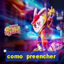 como preencher recibo de pagamento