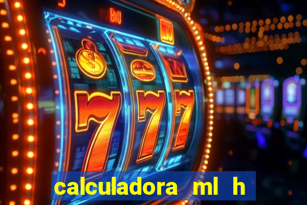 calculadora ml h para mcg kg min