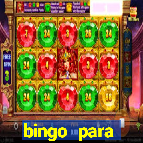 bingo para despedida de solteira para imprimir