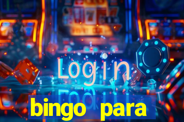 bingo para despedida de solteira para imprimir