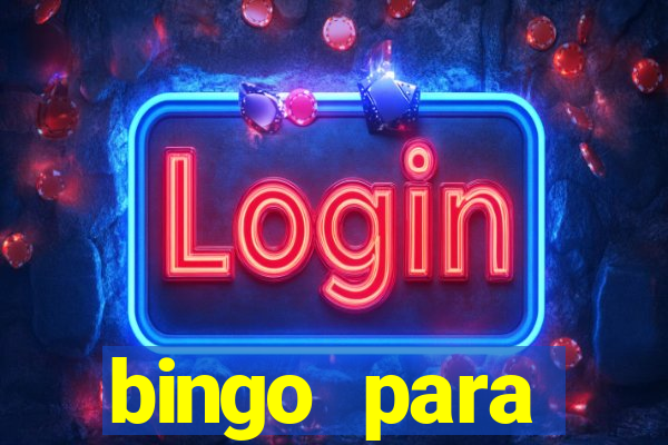 bingo para despedida de solteira para imprimir