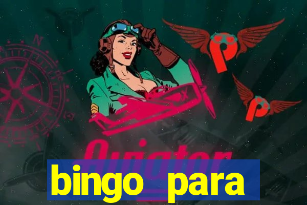 bingo para despedida de solteira para imprimir