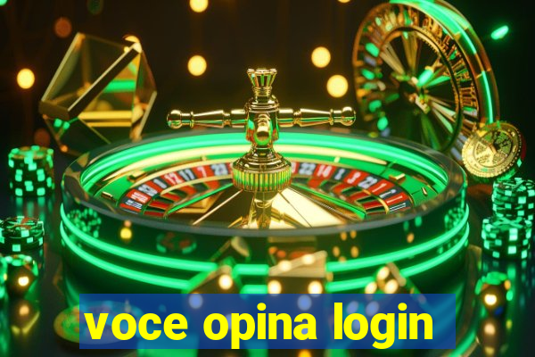 voce opina login