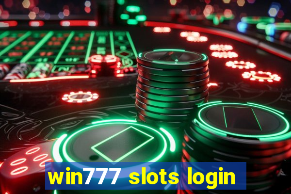 win777 slots login