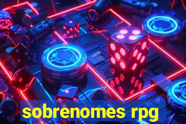 sobrenomes rpg