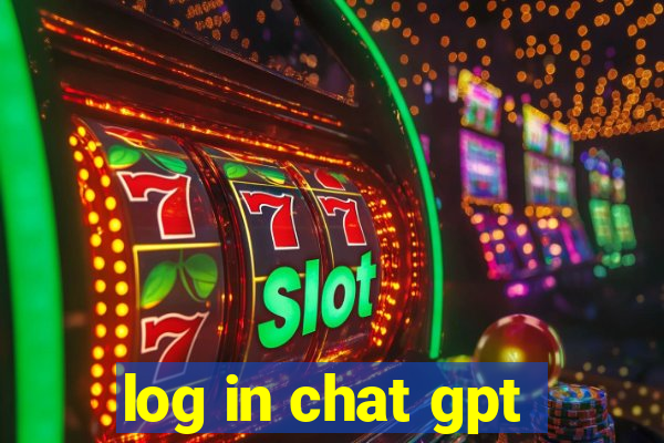 log in chat gpt