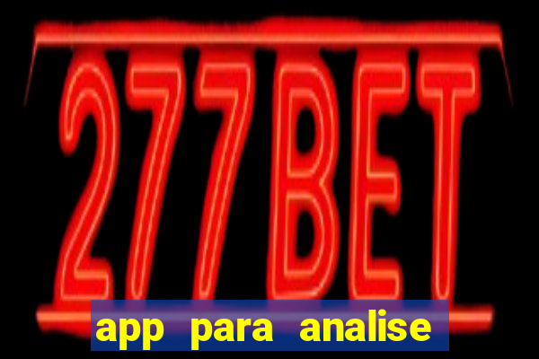 app para analise de jogos de futebol