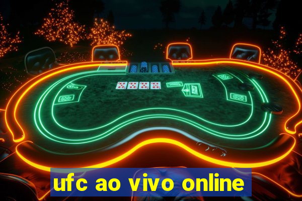 ufc ao vivo online