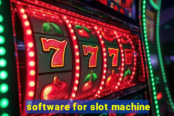 software for slot machine