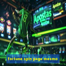 fortune spin paga mesmo