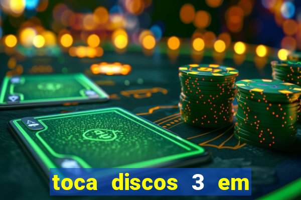 toca discos 3 em 1 antigo