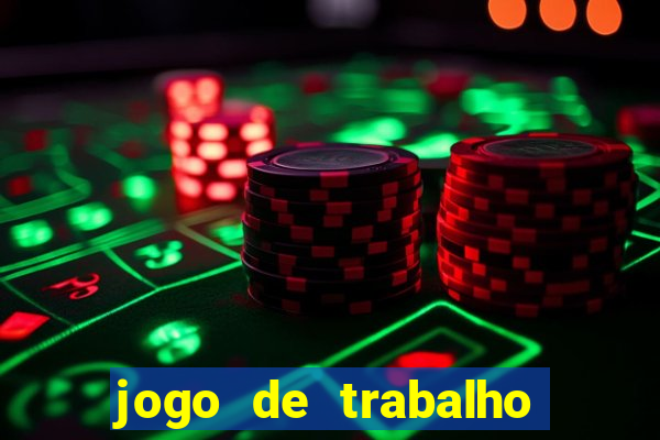 jogo de trabalho no escritório