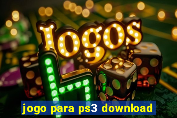 jogo para ps3 download