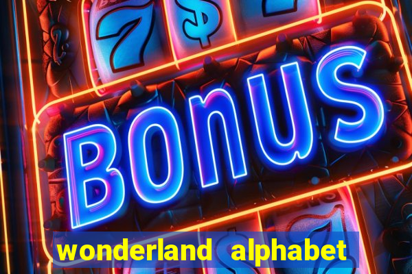 wonderland alphabet comic studio