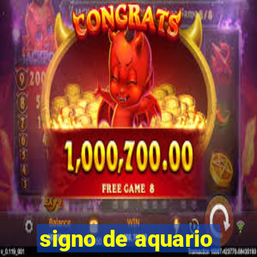 signo de aquario